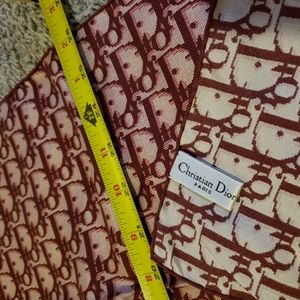 Christian Dior silk monogram scarf